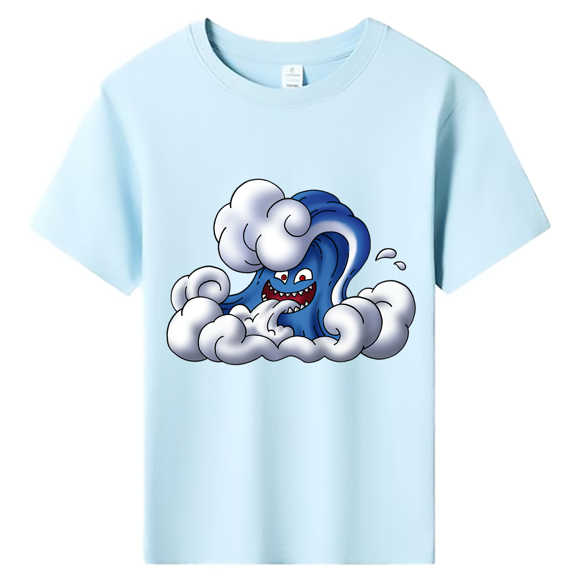 （画像用） ドラゴンクエスト Doragon Kuesuto Dragon Quest 綿100％キッズTシャツ（フロントプリント）
